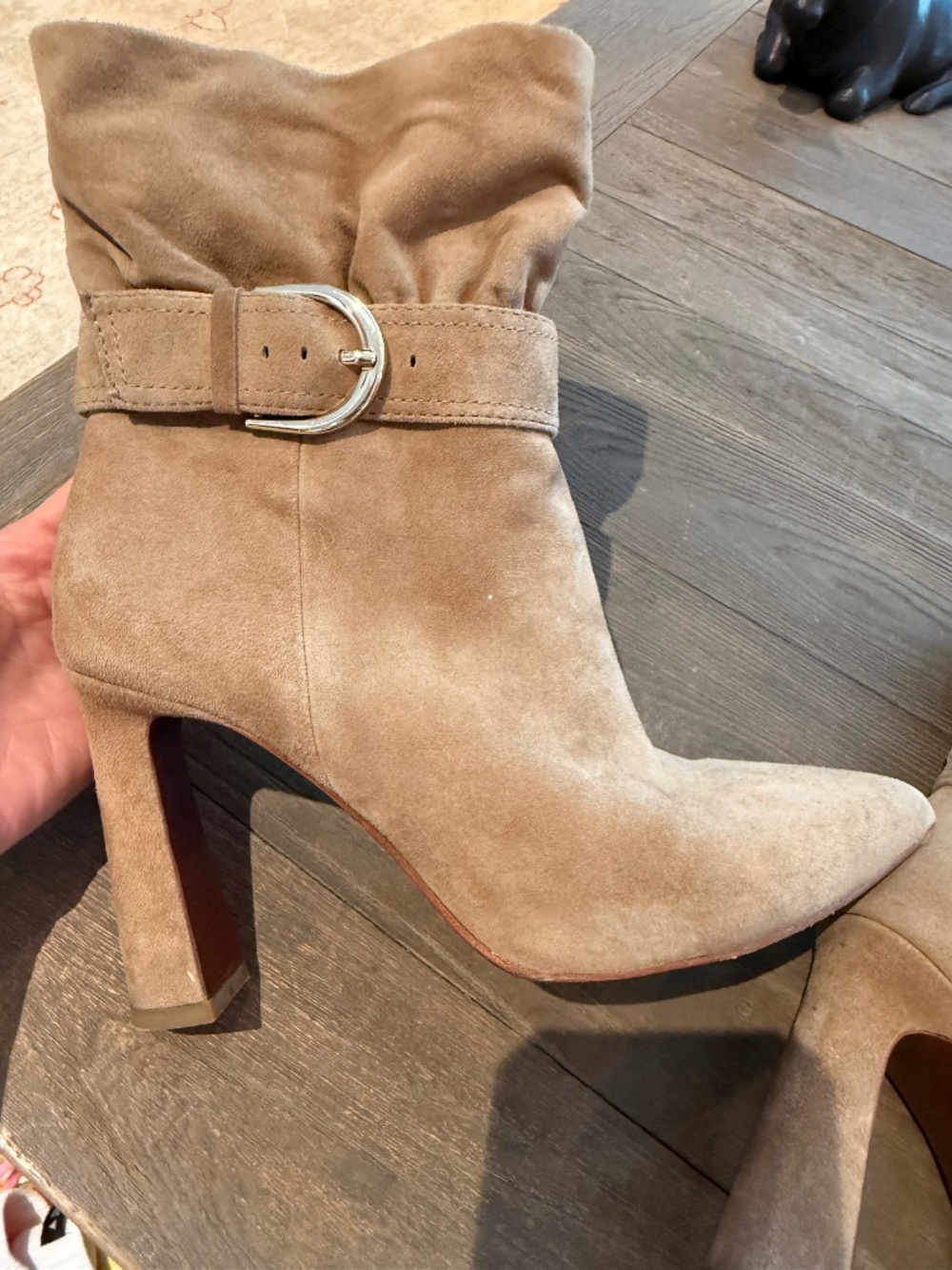 Joie "Alby" Ankle Boots Size 38 Tan Suede